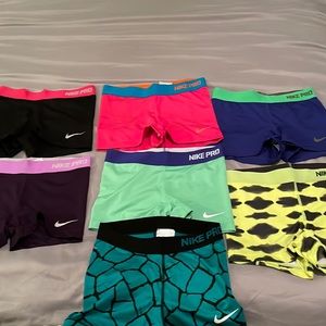 Like new Nike pro shorts. Only worn a handful of times.